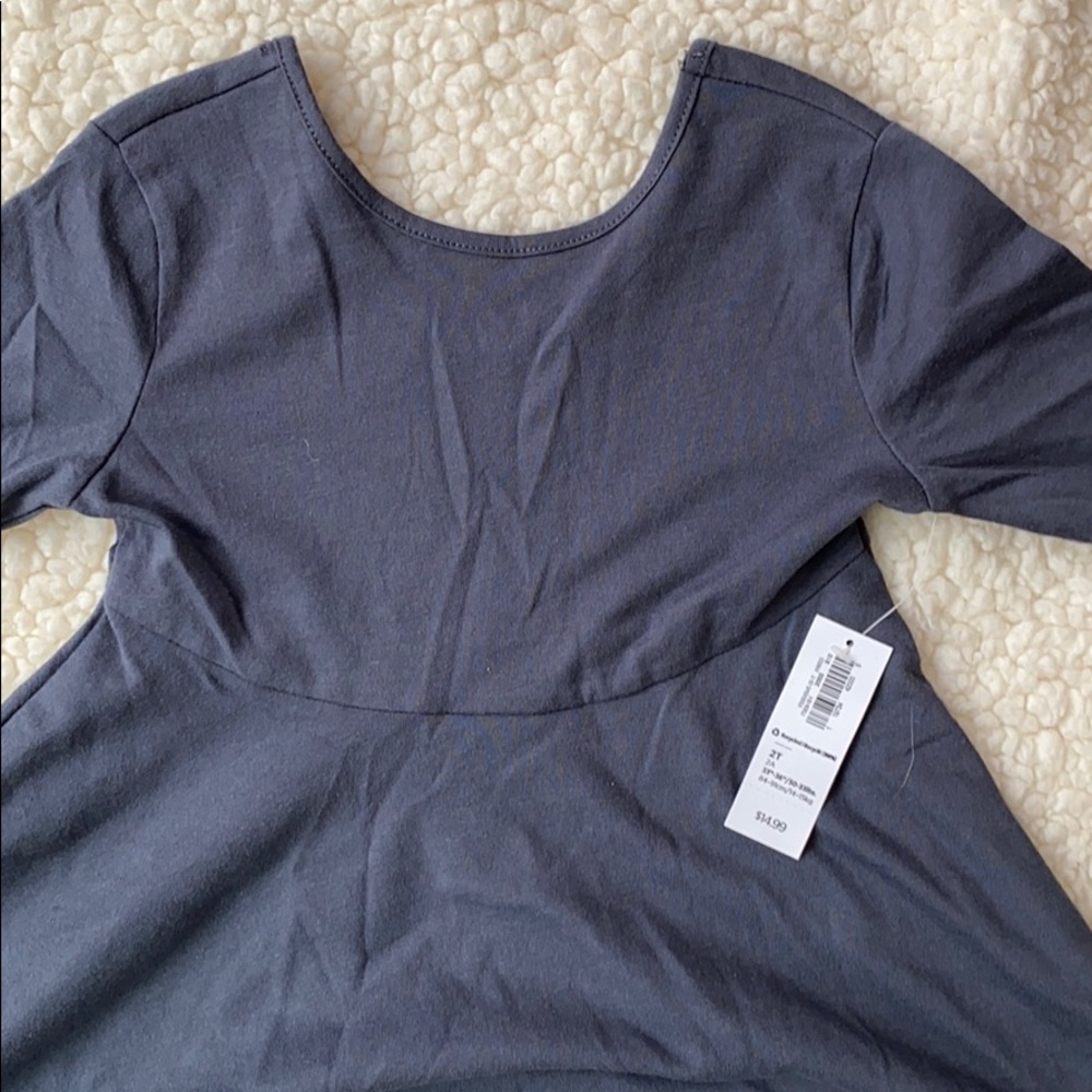 Gray Swing Dress - Picture 2 of 3